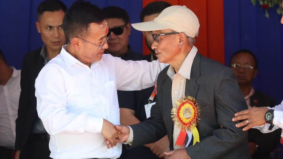 Sikkim CM Prem Singh Tamang revisits school where he once taught Sikkim CM Prem Singh Tamang revisits school where he once taught