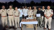 Suspected drugs worth Rs 5 crore seized at Srirampur Gate, one arrested Suspected drugs worth Rs 5 crore seized at Srirampur Gate, one arrested