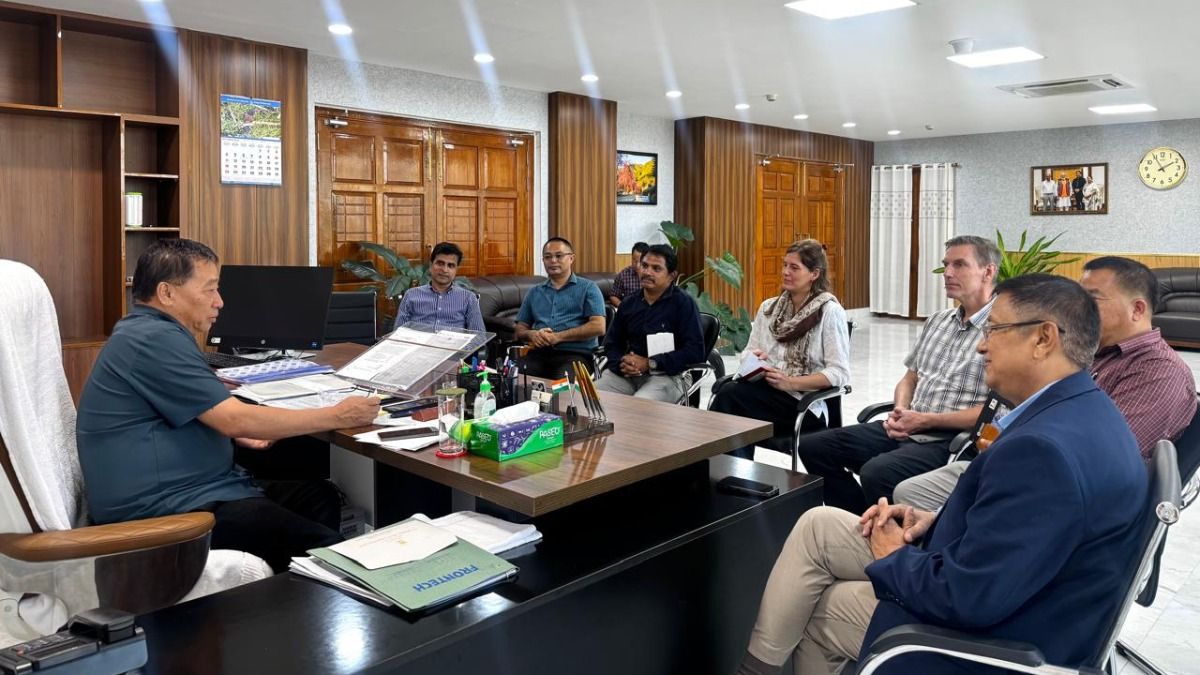 Manipur Deputy CM meets KfW officials to review COSFOM forest conservation project