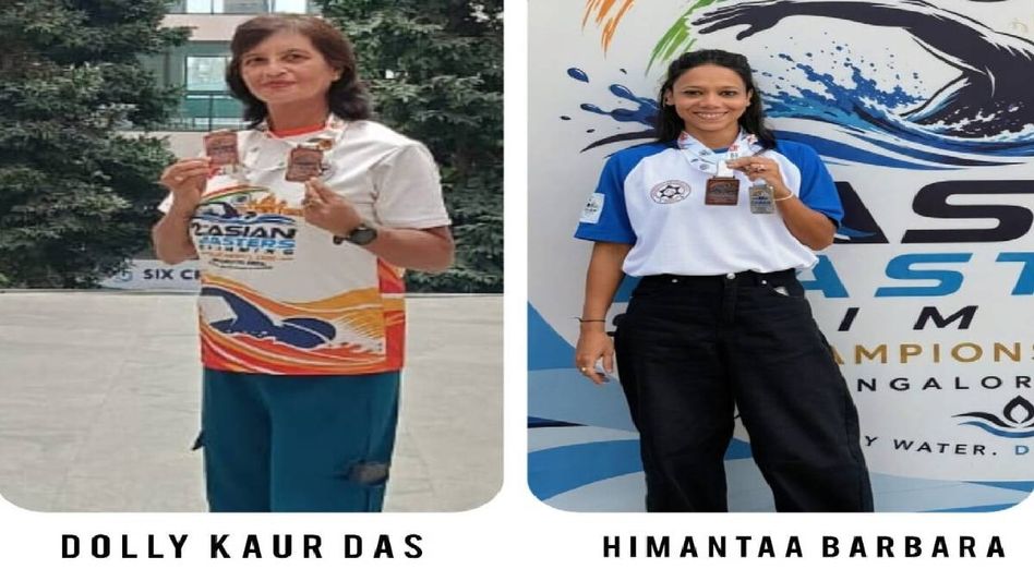 Assam’s Dolly Kaur Das, Himantaa Barbara shine at Asian Masters Swimming Championship Assam’s Dolly Kaur Das, Himantaa Barbara shine at Asian Masters Swimming Championship