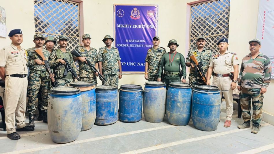 327 kg of dry cannabis worth over Rs 1.60 crore seized in Tripura bordering village 327 kg of dry cannabis worth over Rs 1.60 crore seized in Tripura bordering village