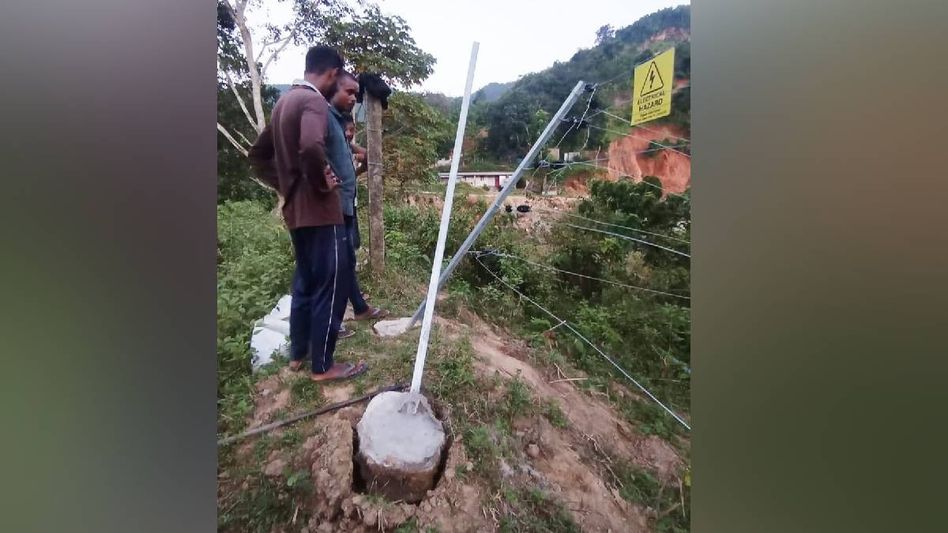 Assam farmers fear elephant raids as solar fencing remains incomplete in Rani Assam farmers fear elephant raids as solar fencing remains incomplete in Rani