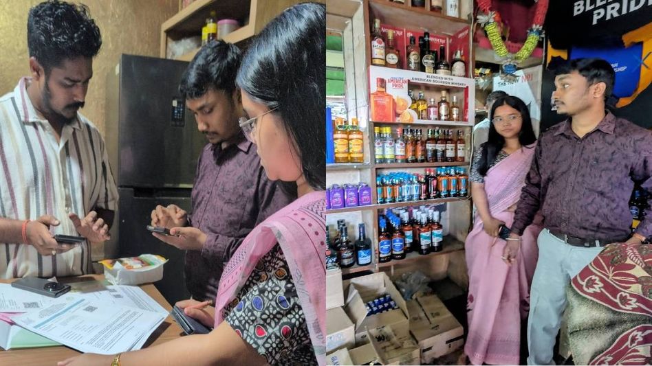 Durga Puja: Margherita administration inspects food stalls, checks illegal liquor sales Durga Puja: Margherita administration inspects food stalls, checks illegal liquor sales