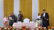 Dushyant Kumar Gautam sworn in as 19th Governor of Sikkim Dushyant Kumar Gautam sworn in as 19th Governor of Sikkim