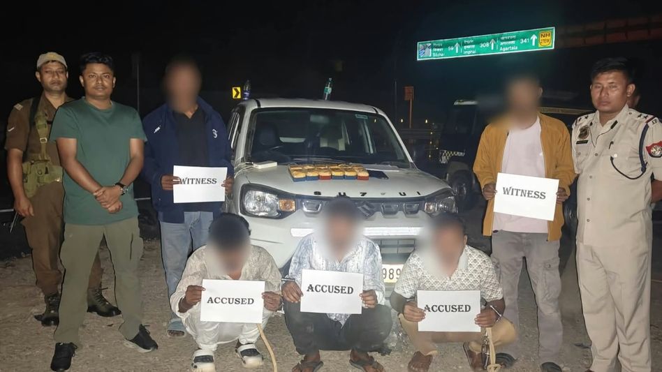 Rs 2 crore heroin seized in Assam’s Dima Hasao, four arrested Rs 2 crore heroin seized in Assam’s Dima Hasao, four arrested