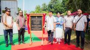 Meghalaya CM lays foundation for Rs 8.57-crore synthetic football ground Meghalaya CM lays foundation for Rs 8.57-crore synthetic football ground