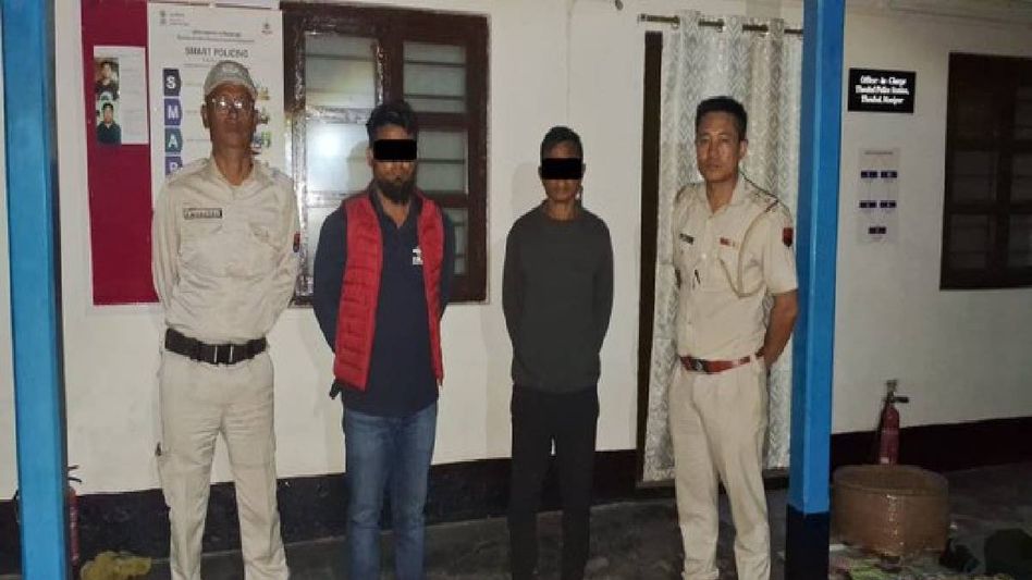 Two arrested by Thoubal CDO team and security forces in Manipur in police FIR case Two arrested by Thoubal CDO team and security forces in Manipur in police FIR case