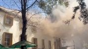Meghalaya: Fire destroys sweets shop at NEHU, neighbouring businesses affected Meghalaya: Fire destroys sweets shop at NEHU, neighbouring businesses affected