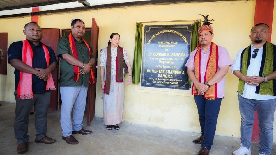 Meghalaya CM inaugurates renovated Rimrangpara Higher Secondary School building Meghalaya CM inaugurates renovated Rimrangpara Higher Secondary School building