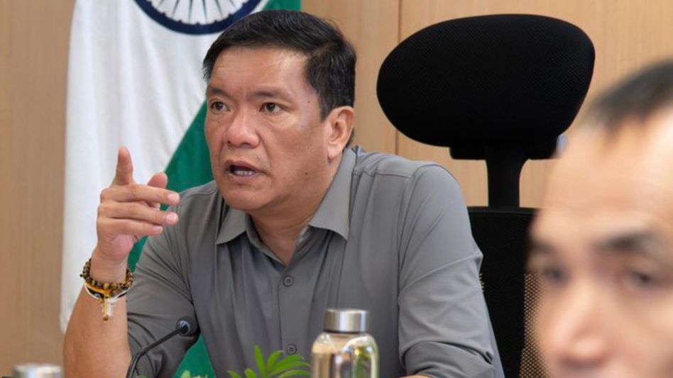 Arunachal CM Pema Khandu reviews preparations for Buddha relics exposition Arunachal CM Pema Khandu reviews preparations for Buddha relics exposition