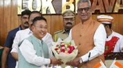 Sikkim CM attends Om Prakash Mathur’s swearing-in as Keralam governor Sikkim CM attends Om Prakash Mathur’s swearing-in as Keralam governor