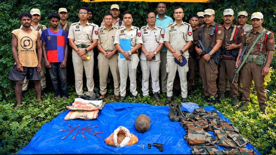 Arms, explosives left behind by NSLA seized in Assam’s Kokrajhar forests: CM Arms, explosives left behind by NSLA seized in Assam’s Kokrajhar forests: CM