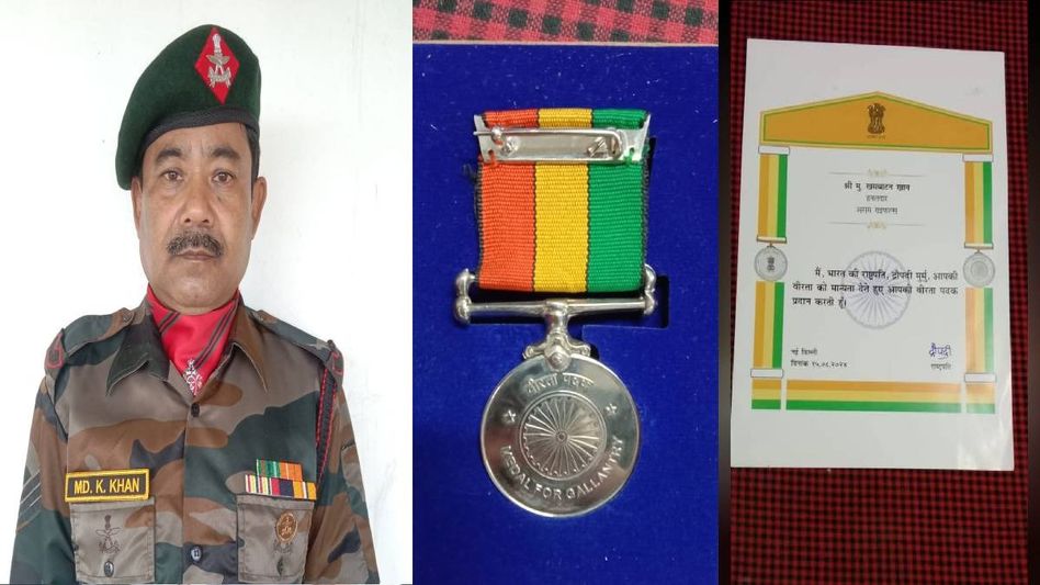 Assam Rifles Havildar from Cachar honoured with President’s Gallantry Medal Assam Rifles Havildar from Cachar honoured with President’s Gallantry Medal
