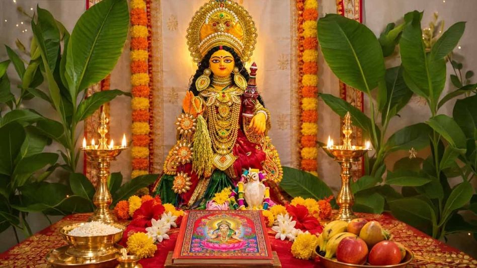 Assam CM prays for peace and prosperity on Lakshmi Puja Assam CM prays for peace and prosperity on Lakshmi Puja