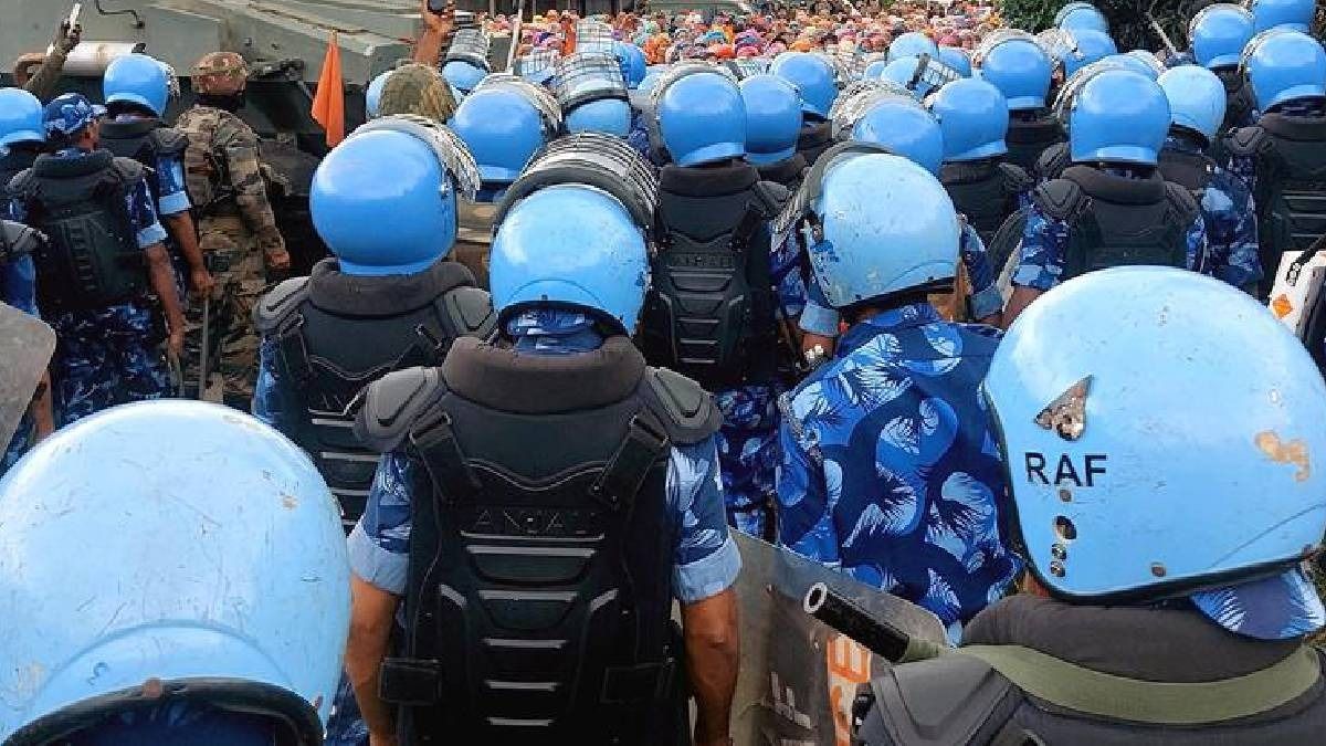 arunachal pradesh siang project protest violence