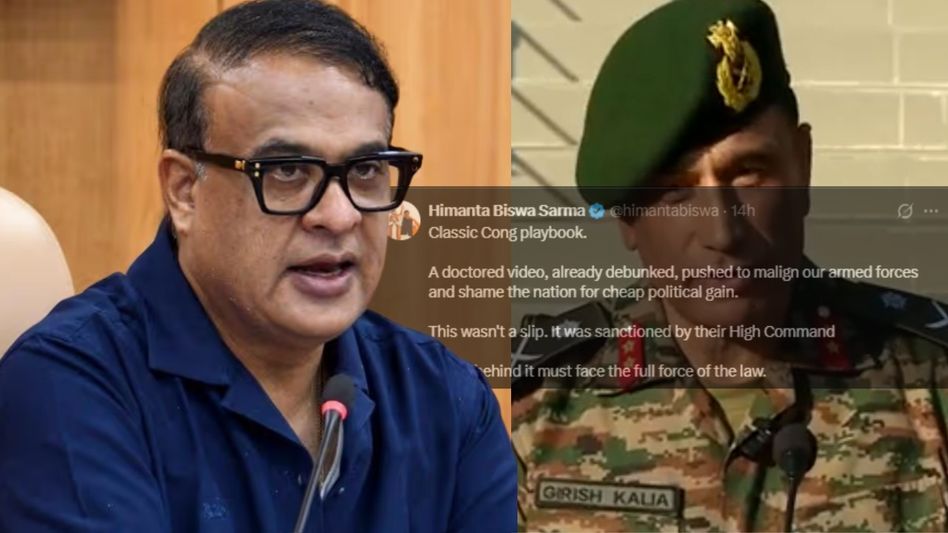 ‘Classic Cong playbook’: Assam CM demands legal action over doctored Army video ‘Classic Cong playbook’: Assam CM demands legal action over doctored Army video