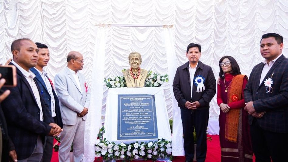 Meghalaya CM inaugurates B. B. Lyngdoh Memorial Hall Meghalaya CM inaugurates B. B. Lyngdoh Memorial Hall