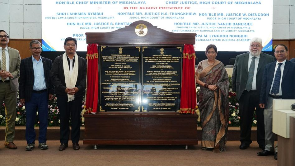 Meghalaya lays foundation stones for law university, judicial academy campuses Meghalaya lays foundation stones for law university, judicial academy campuses