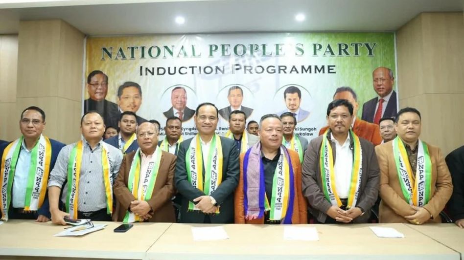 Meghalaya CM welcomes three former UDP MLAs into NPP, party’s strength grows Meghalaya CM welcomes three former UDP MLAs into NPP, party’s strength grows