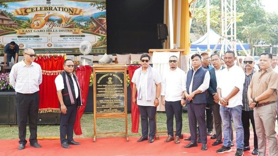 Meghalaya CM inaugurates Rs 47.60 crore road projects in East Garo Hills Meghalaya CM inaugurates Rs 47.60 crore road projects in East Garo Hills