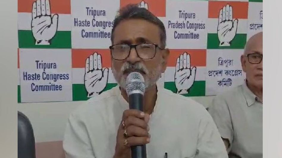 Tripura Congress questions 2021 voter list for civic polls, demands central forces Tripura Congress questions 2021 voter list for civic polls, demands central forces