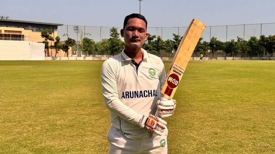 Techi Doria scripts history, becomes first Arunachalee to score 150 in Ranji Trophy Techi Doria scripts history, becomes first Arunachalee to score 150 in Ranji Trophy