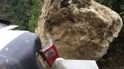 Two killed, woman seriously injured as falling boulders crush vehicle in Sikkim's Mangan Two killed, woman seriously injured as falling boulders crush vehicle in Sikkim's Mangan
