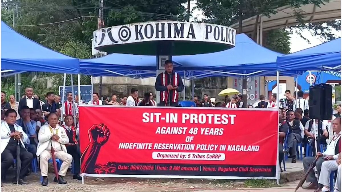 Nagaland: Sit-in protest in Kohima marks strong stand against 48-year-old reservation policy