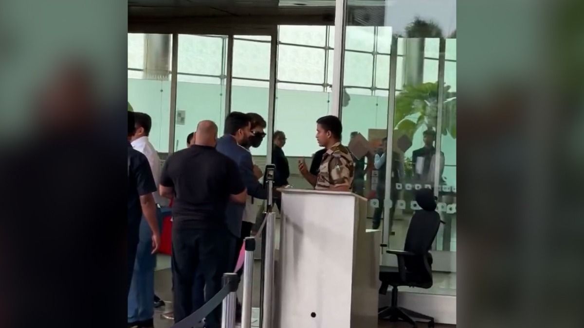 Allu Arjun hesitates to remove mask at Mumbai airport ID check, sparks online debate
