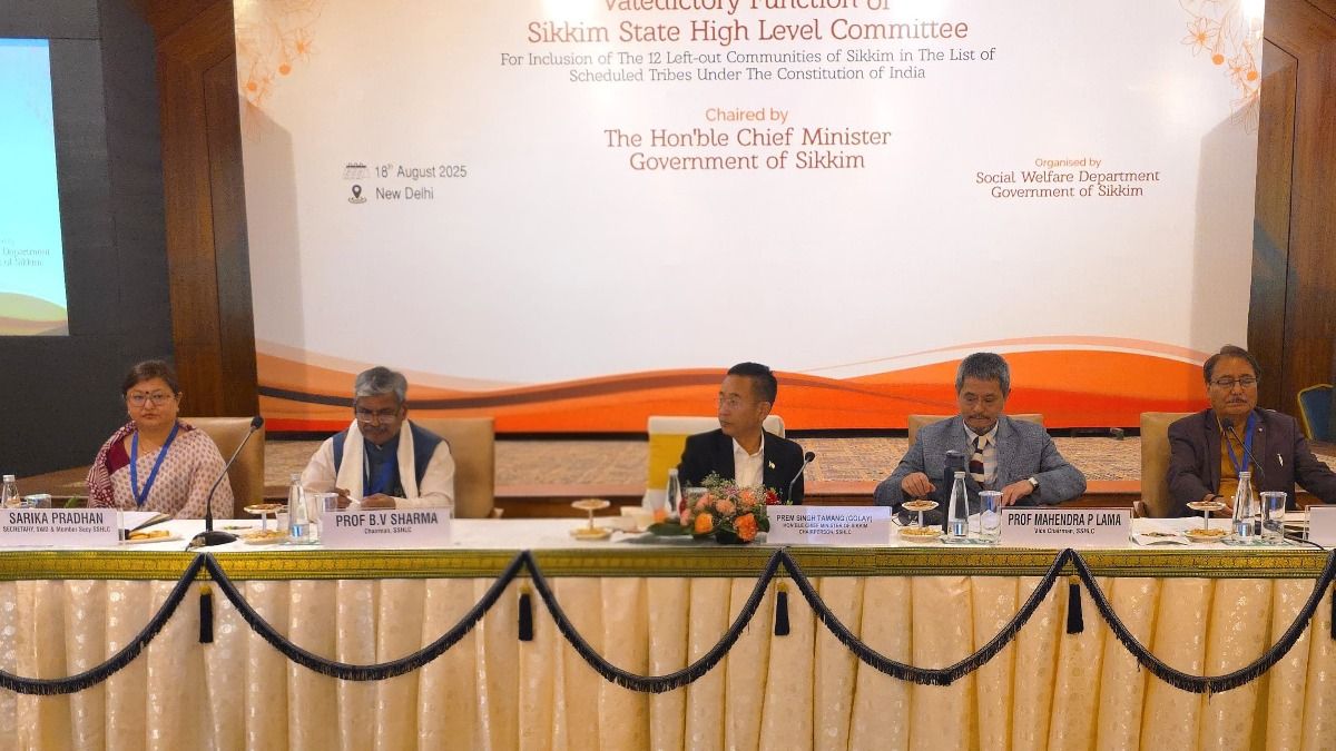 Sikkim submits final report on inclusion of 12 left-out communities in ST list