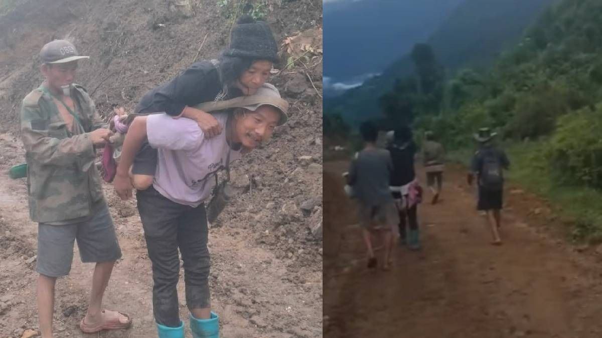 Arunachal villagers carry critically ill patient on foot, slam delay in PMGSY road project