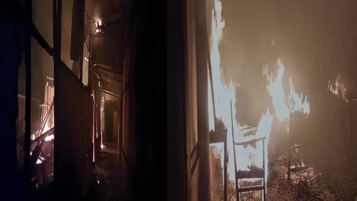 Assam: One dead, records destroyed after massive blaze guts Dudhnoi Girls Higher Secondary School 