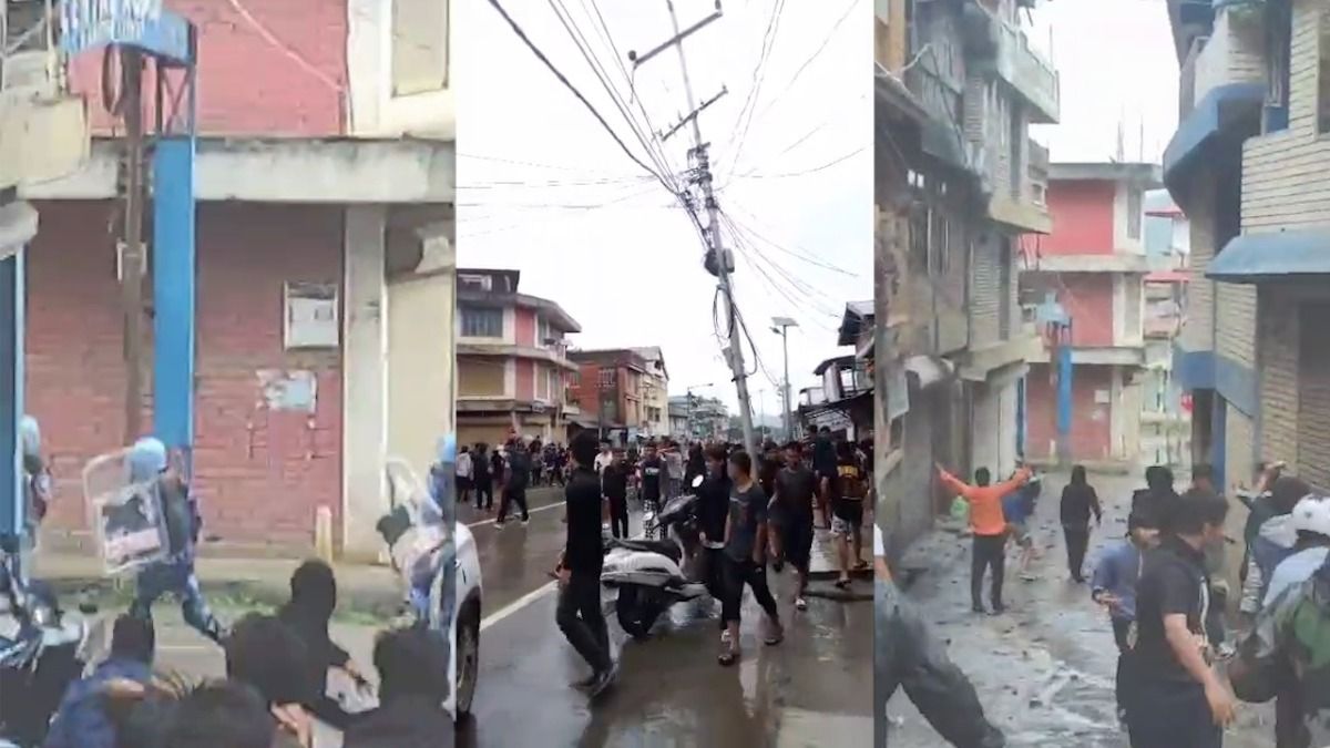 Manipur's Churachandpur erupts in protest over detention of youths in vandalism case