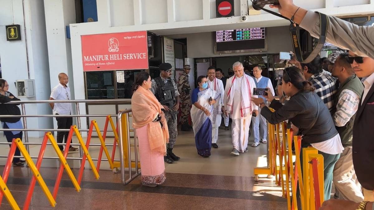 Manipur: BJP leaders BL Santosh, Sambit Patra arrive in Imphal to strengthen state party coordination