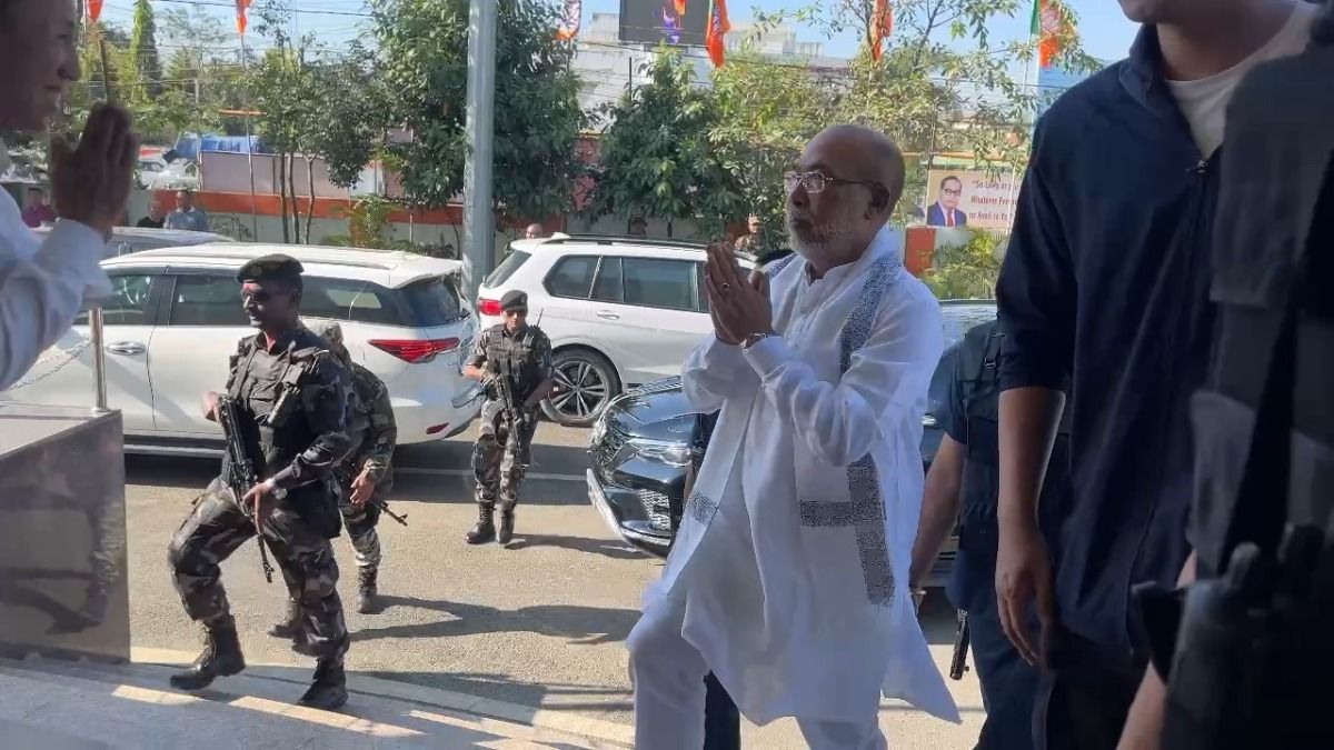 Manipur  BJP MLAs hold key meeting with central leaders in Imphal amid call for popular govt