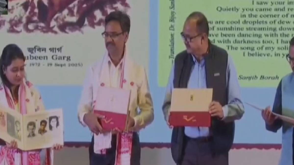 Indian Postal Department unveils special postcard honouring Zubeen Garg on his 53rd birthday