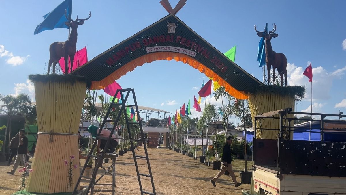 Despite anger of displaced families, Sangai Festival preparations push ahead under tight security