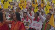 Bodo groups press for overdue constitutional amendment at Jantar Mantar Bodo groups press for overdue constitutional amendment at Jantar Mantar