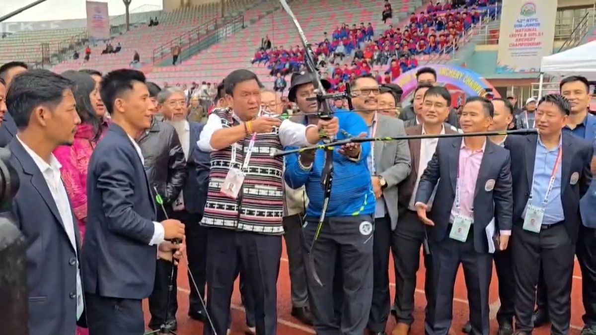 42nd NTPC Sub-Junior Archery Championship begin in Arunachal's Yupia, 46 teams join the competition