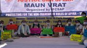 Arunachal indigenous groups launch “Maun Vrat” over delay in implementing Freedom of Religion Act Arunachal indigenous groups launch “Maun Vrat” over delay in implementing Freedom of Religion Act