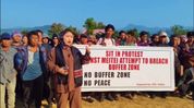Saikul erupts in anger as Kuki-Zo community protests alleged buffer zone breaches Saikul erupts in anger as Kuki-Zo community protests alleged buffer zone breaches