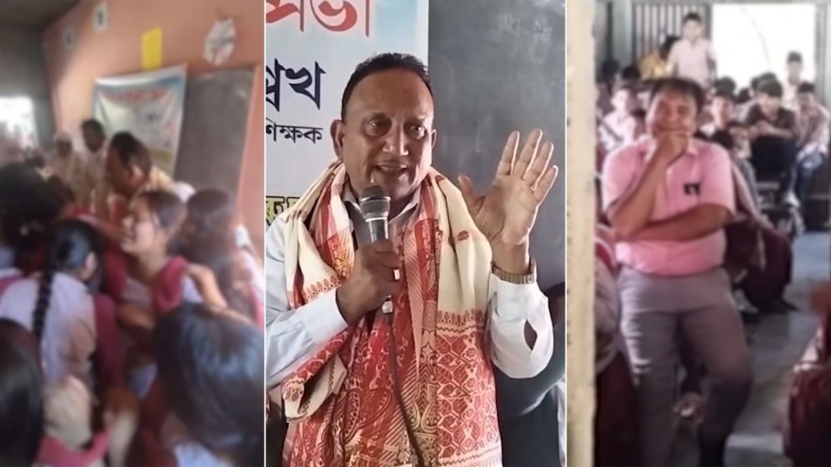 Assam: Fakirganj Majlia High School bids emotional farewell to long-serving headmaster