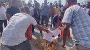 Assam: Protest erupts in Boko over proposed ST status to six communities, copies of GoM report burned, highway blocked Assam: Protest erupts in Boko over proposed ST status to six communities, copies of GoM report burned, highway blocked