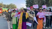 Internally displaced families in Manipur intensify protest, demand immediate resettlement Internally displaced families in Manipur intensify protest, demand immediate resettlement