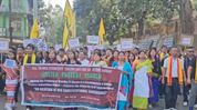 Massive protests erupt in Haflong against bill granting ST status to six communities Massive protests erupt in Haflong against bill granting ST status to six communities