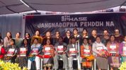 Manipur: Kuki women body hands over 9th phase of ‘Jangna Dopna’ relief at KIM assembly in Kangpokpi Manipur: Kuki women body hands over 9th phase of ‘Jangna Dopna’ relief at KIM assembly in Kangpokpi