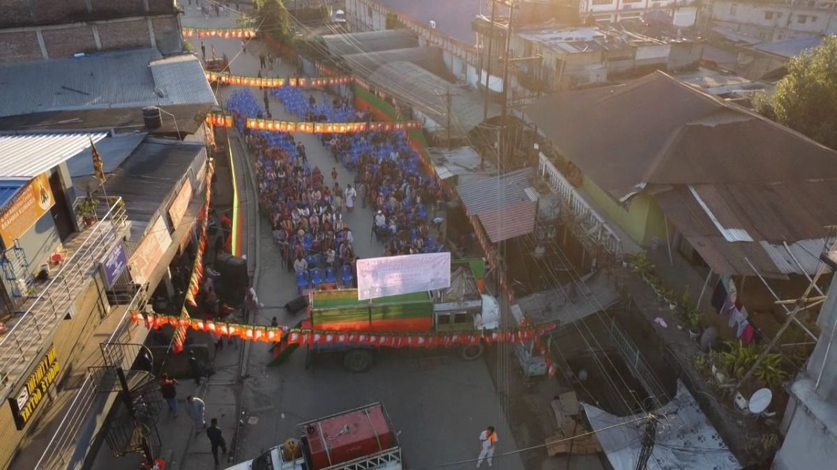 Arunachal: Itanagar residents irked as BJP blocks roads for campaign rallies Arunachal: Itanagar residents irked as BJP blocks roads for campaign rallies