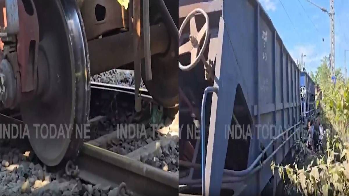 Freight train derails at Kayasthagram crossing, Assam–Tripura highway comes to a standstill