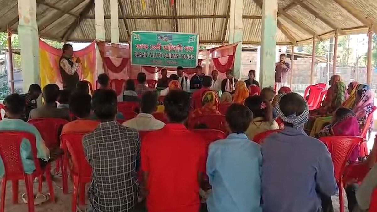 Adivasi union demands 7 Assembly seats and equal rights for Barak tea garden workers