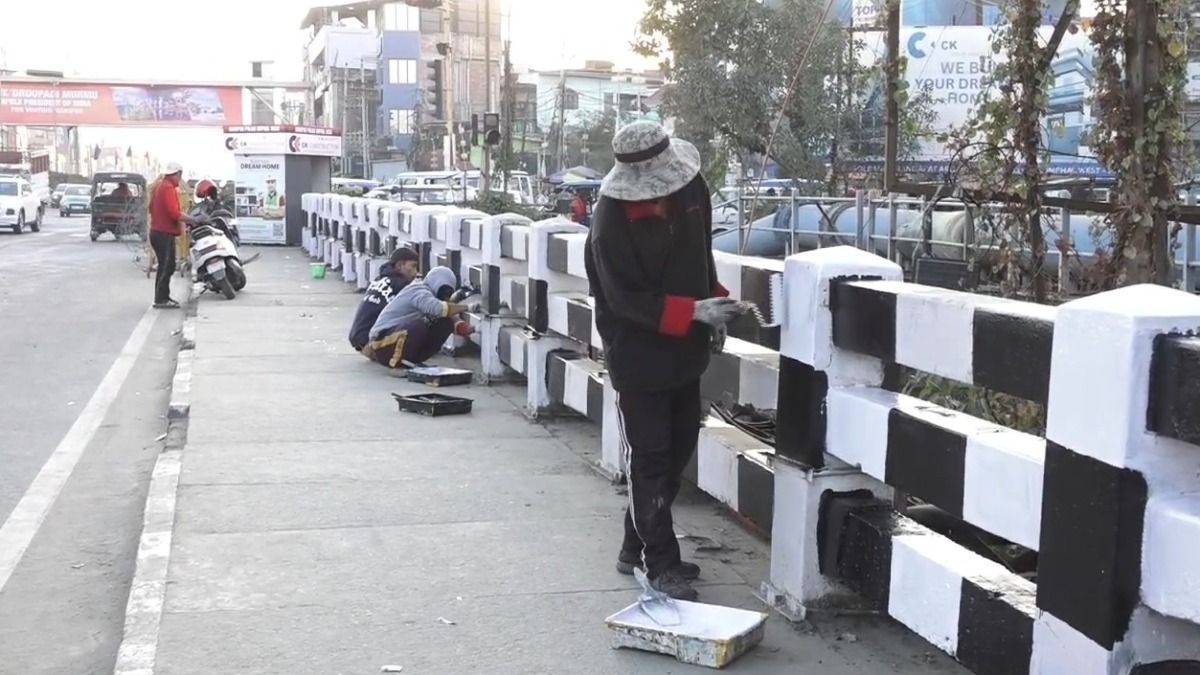 Imphal spruced up as Manipur prepares to host President Murmu